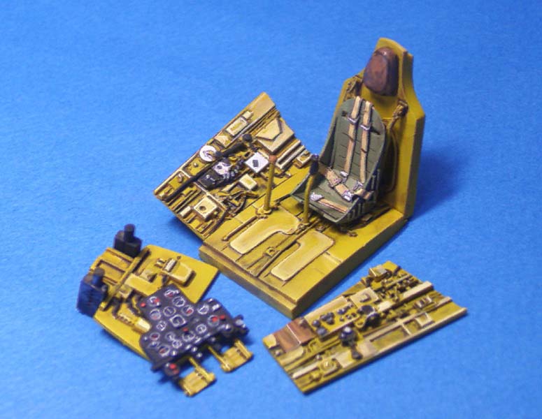 1/48 P-40B/C Cockpit Set for Academy/Hasegawa - Click Image to Close