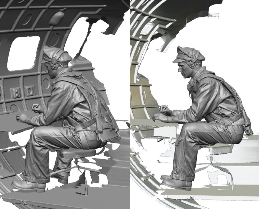 1/72 WWII US Bomber Navigator - Click Image to Close