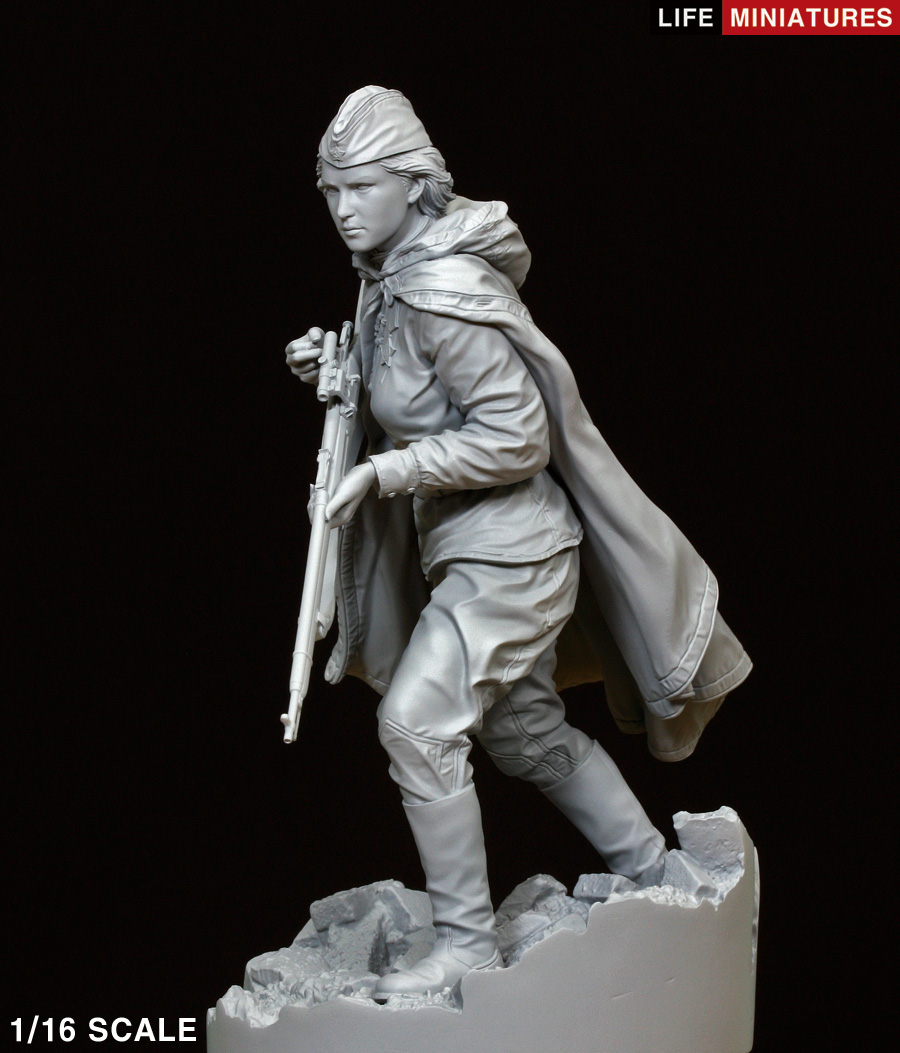 1/16 WWII Red Army Female Sniper - Click Image to Close