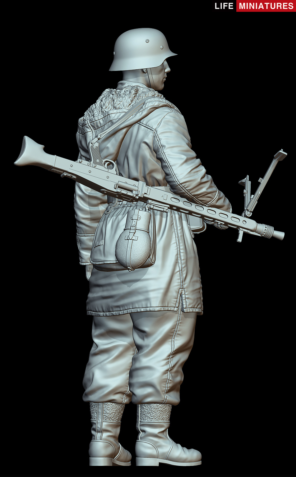 1/16 German Waffen-SS MG42 Gunner, Eastern Front 1943 - Click Image to Close