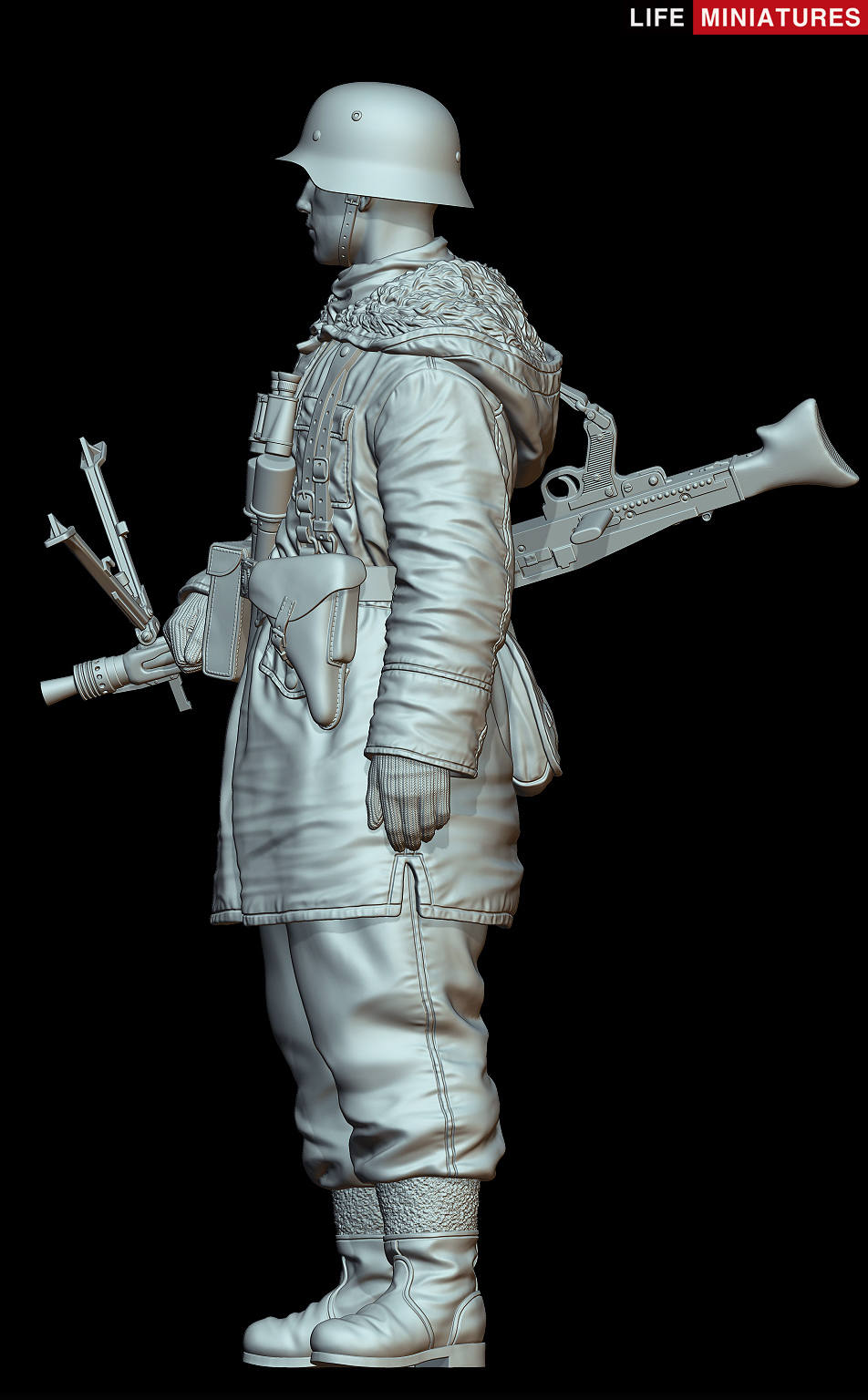 1/16 German Waffen-SS MG42 Gunner, Eastern Front 1943 - Click Image to Close