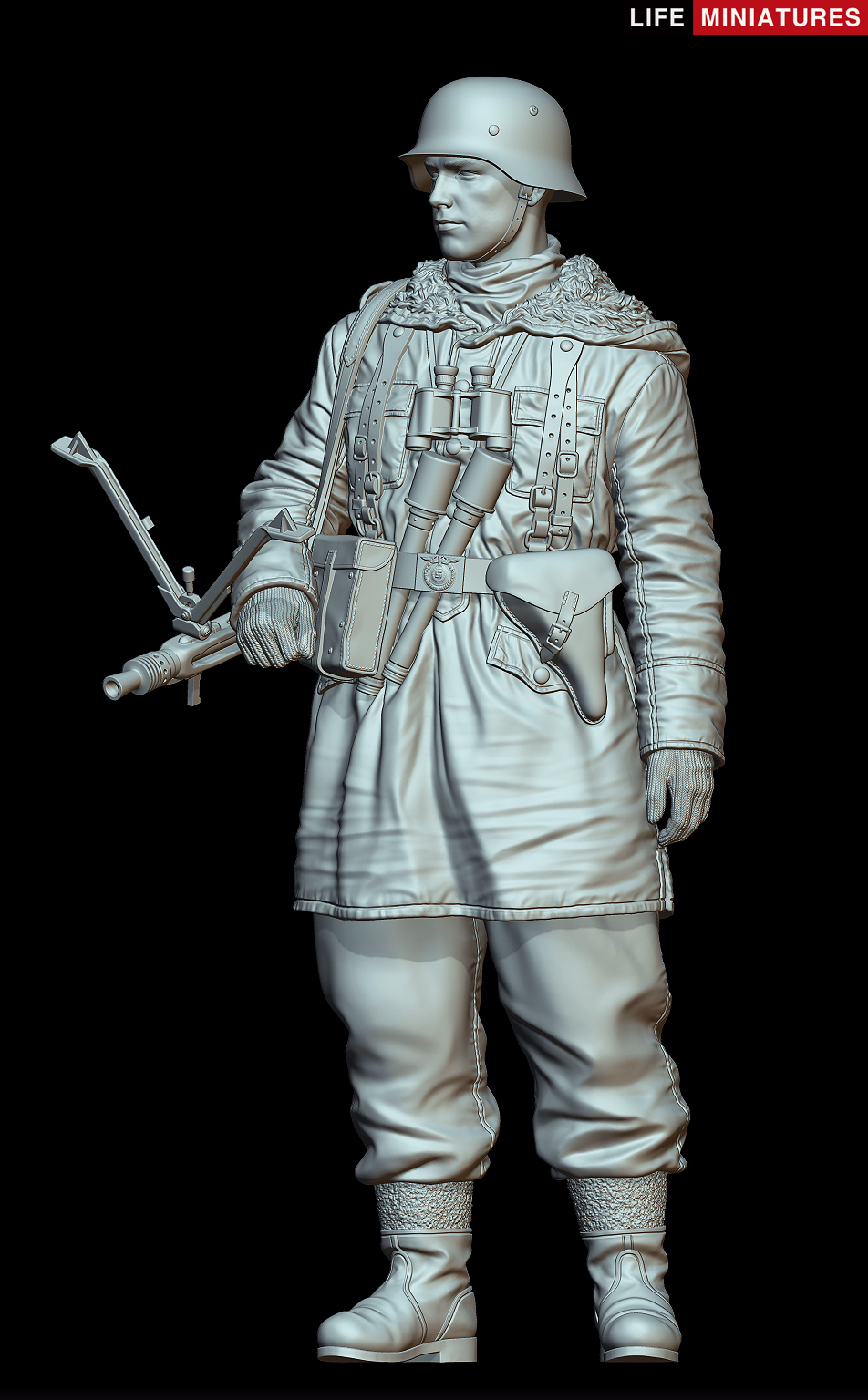 1/35 German Waffen-SS MG42 Gunner, Eastern Front 1943 - Click Image to Close