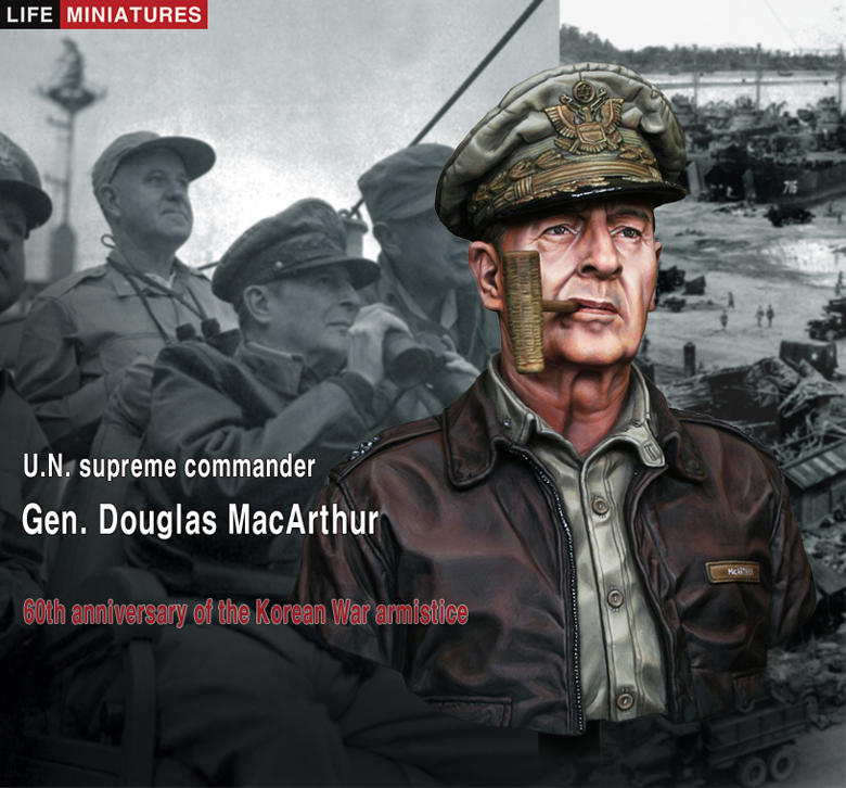 1/10 U.N. Supreme Commander, General Douglas MacArthur - Click Image to Close