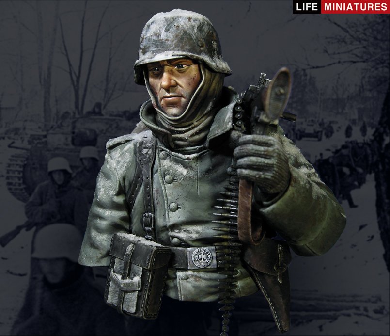 1/10 WWII German MG34 Gunner, Outskirts of Moscow, November 1941 - Click Image to Close