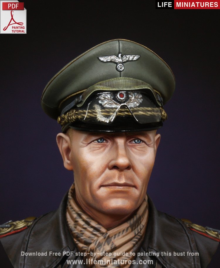 1/10 WWII German Rommel, The Desert Fox - Click Image to Close