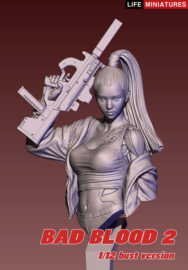 1/12 Bad Blood 2, Bust Version - Click Image to Close