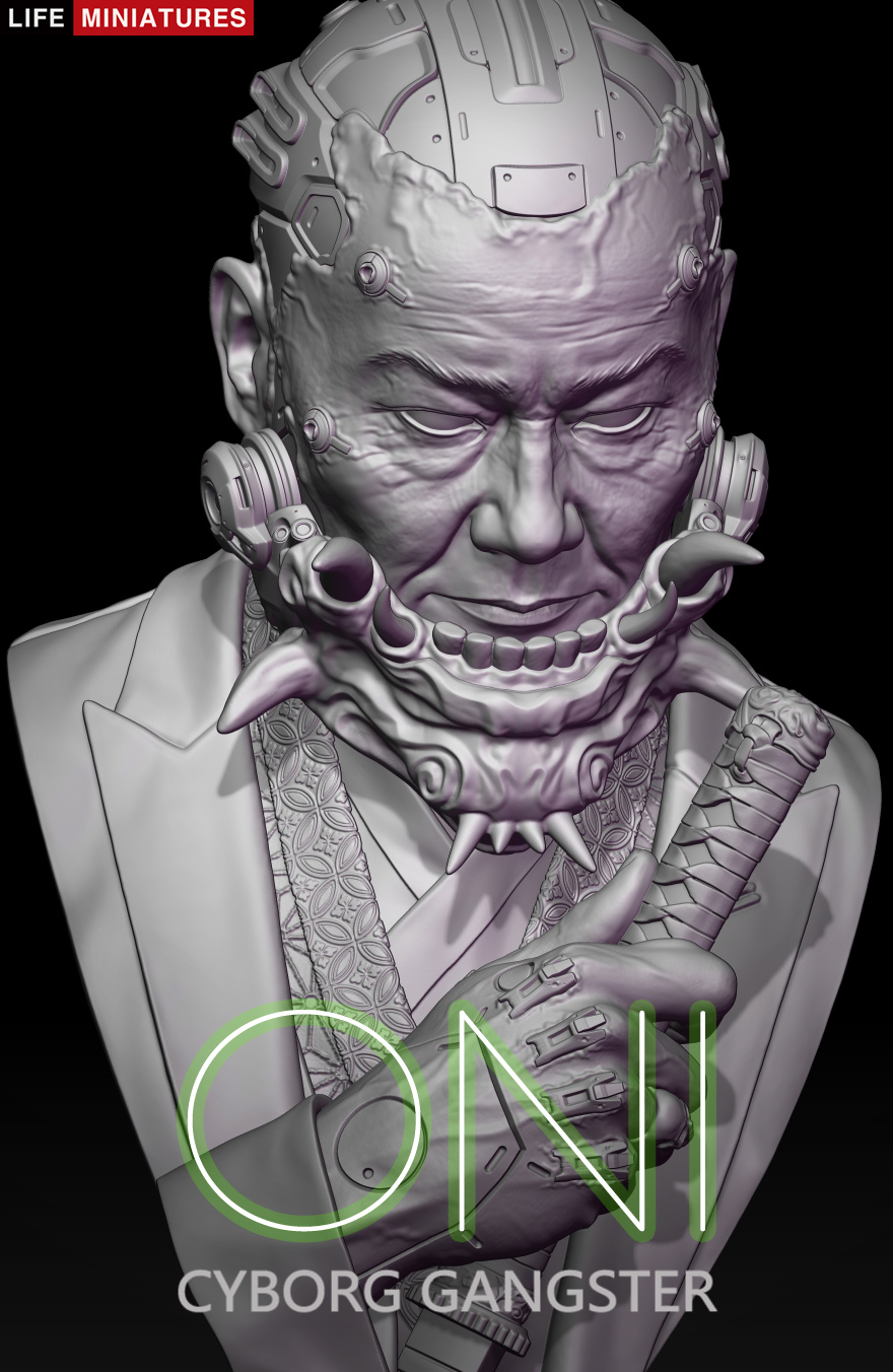 1/10 ONI - Cyborg Gangster - Click Image to Close