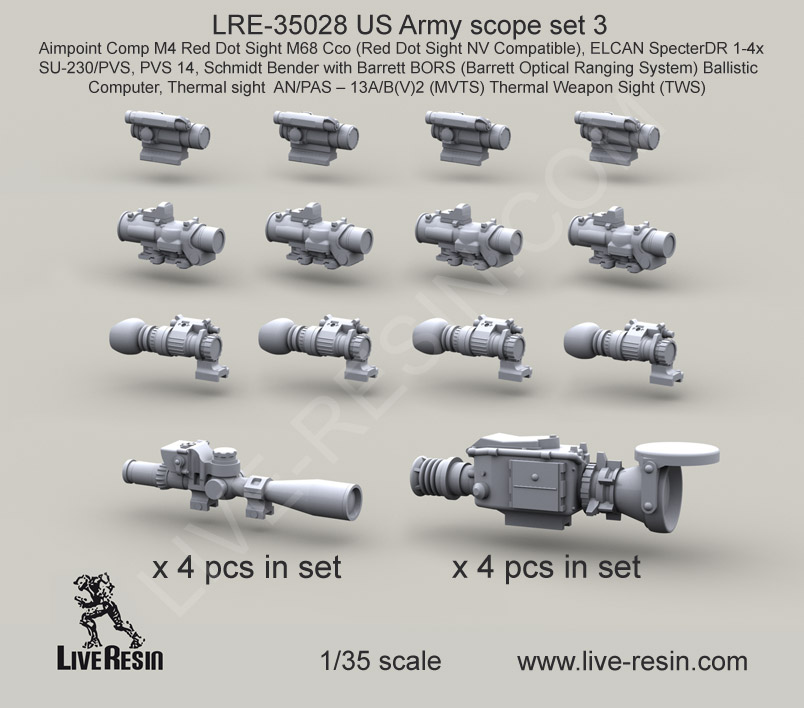 1/35 US Army Scope Set #3 - Click Image to Close