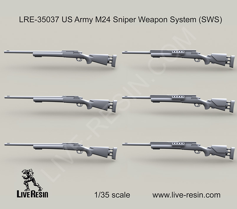 1/35 US Army M24 Sniper Weapon System (SWS) - Click Image to Close
