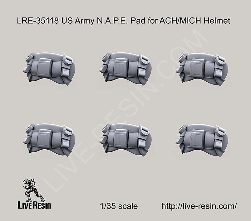 1/35 US Army N.A.P.E. Pad for ACH/MICH Helmet - Click Image to Close