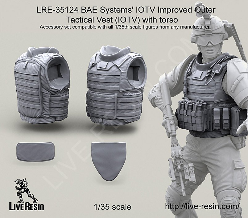 1/35 BAE System IOTV Improved Outer Tactical Vest with Torso - Click Image to Close