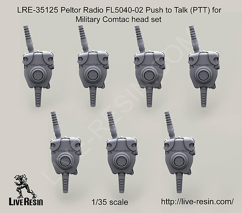 1/35 Peltor Radio FL5040-02 (PTT) for Military Comtac Head Set - Click Image to Close