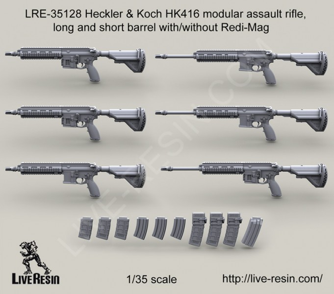 1/35 HK416 Modular Assault Rifle #1 - Click Image to Close