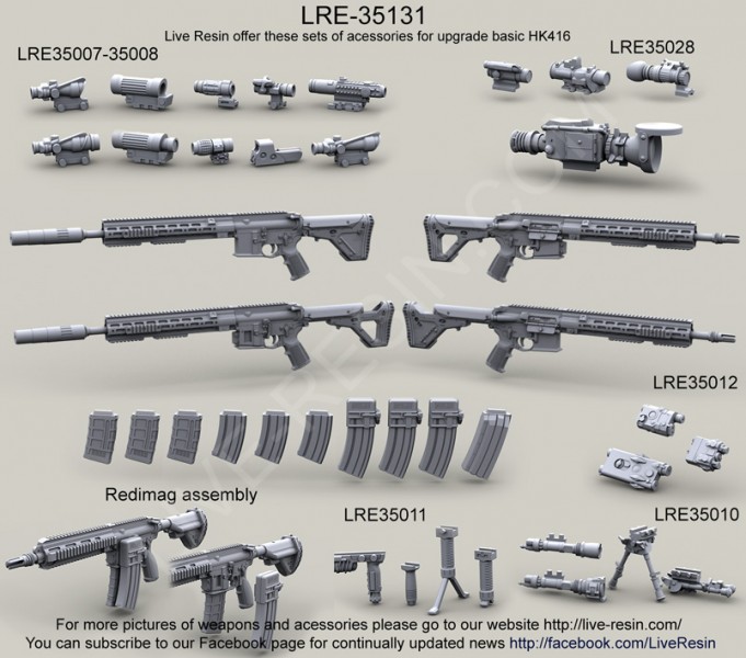 1/35 HK416 Modular Assault Rifle #4 - Click Image to Close