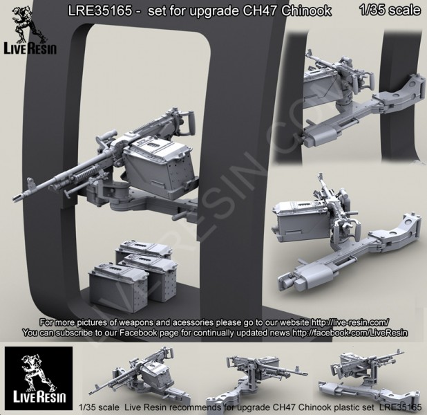 1/35 CH-47 Chinook Door/Window M240H Mount - Click Image to Close