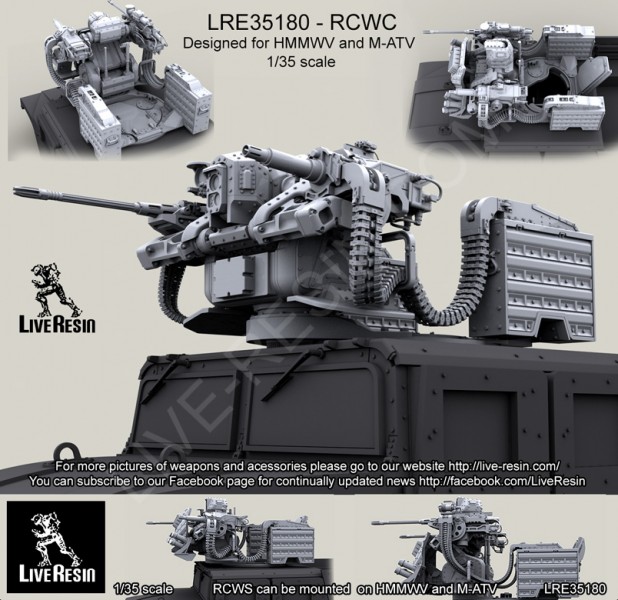 1/35 Remote Controlled Weapon Station for Humvee and M-ATV - Click Image to Close