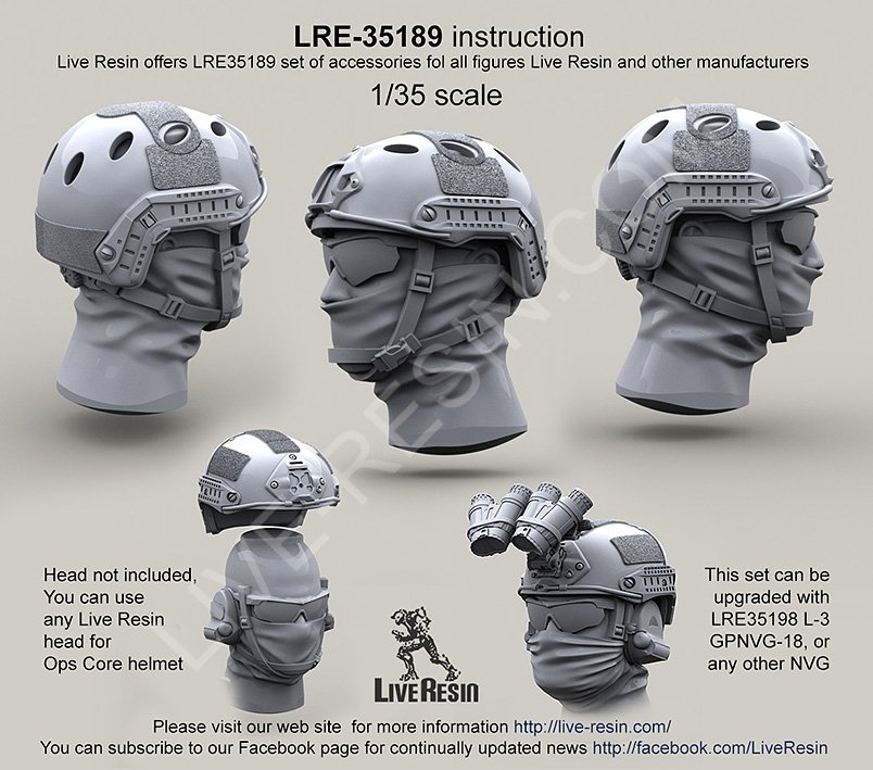 1/35 Ops Core Fast Helmet - Click Image to Close