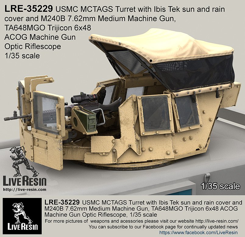1/35 MCTAGS - Marine Corps Transparent Armored Gun Shield #3 - Click Image to Close