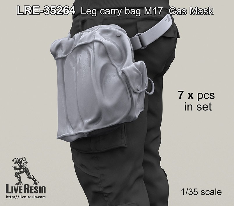 1/35 M17 Gasmask Leg Barry Bag - Click Image to Close