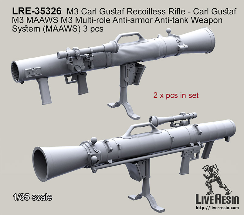 1/35 M3 Carl Gustaf Recoilless Rifle (MAAWS) - Click Image to Close