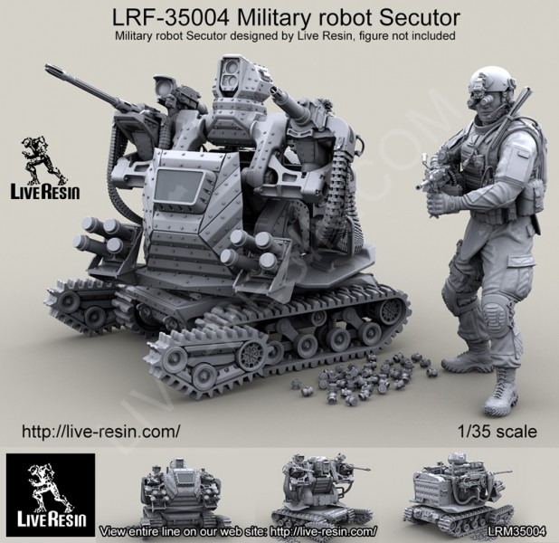 1/35 Military Robot Secutor II #1 (Figure Not Included) - Click Image to Close
