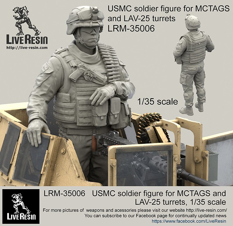 1/35 USMC Soldier #1 - Click Image to Close