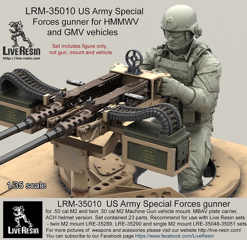 1/35 US Army Special Forces Gunner #1 - Click Image to Close
