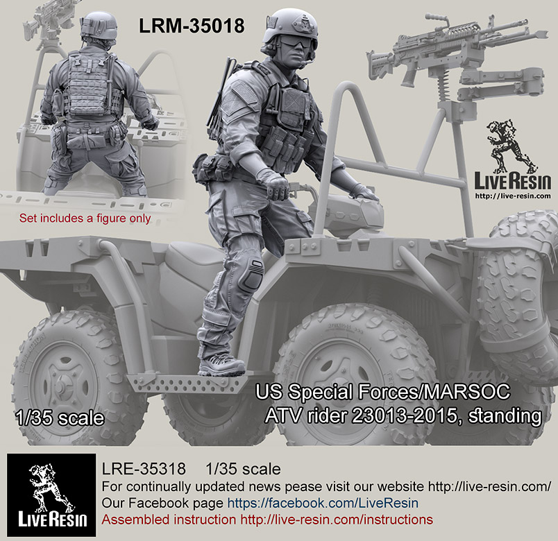 1/35 US Special Forces/MARSOC ATV Rider #3 - Click Image to Close