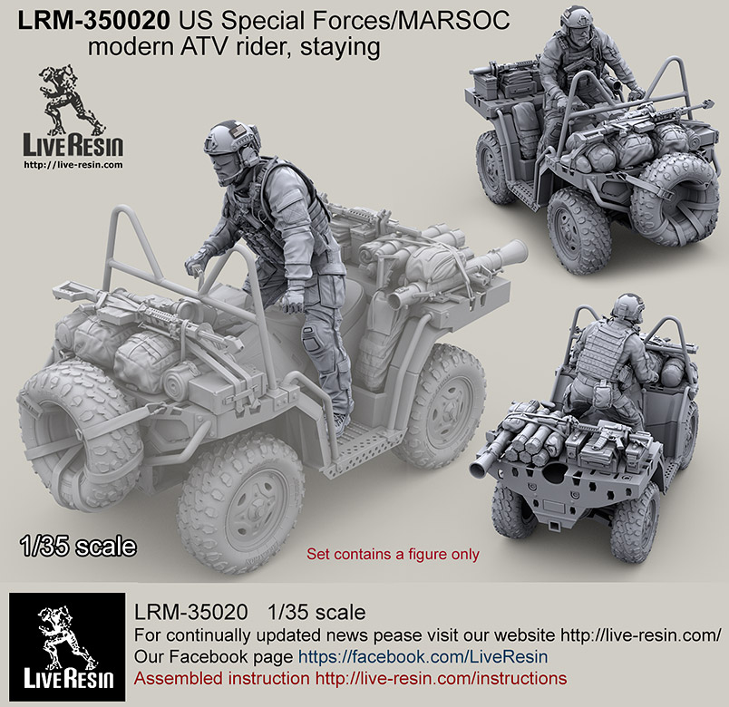 1/35 US Special Forces ATV Rider #1 - Click Image to Close