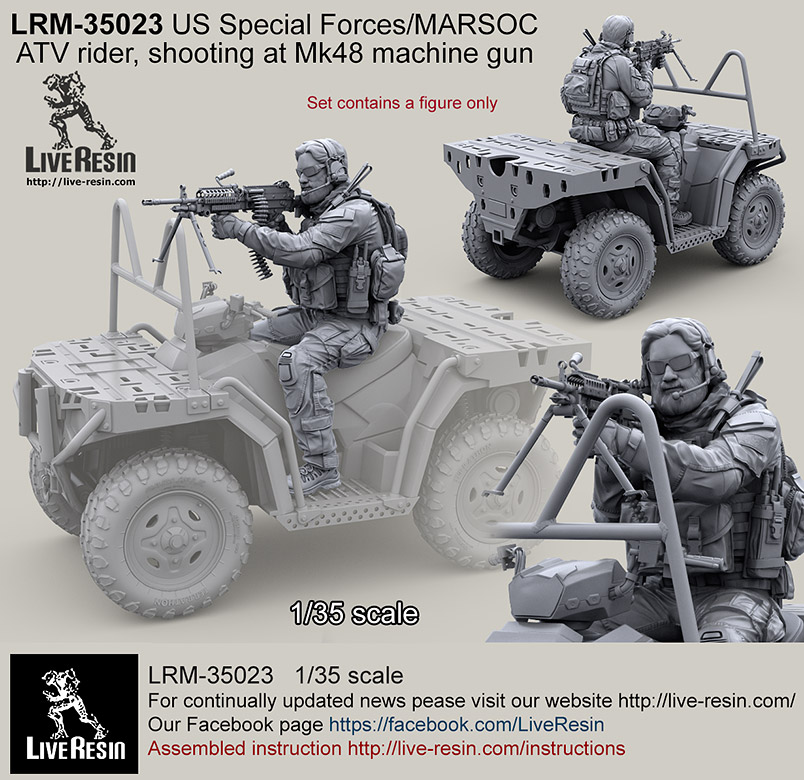 1/35 US Special Forces ATV Rider #4 - Click Image to Close