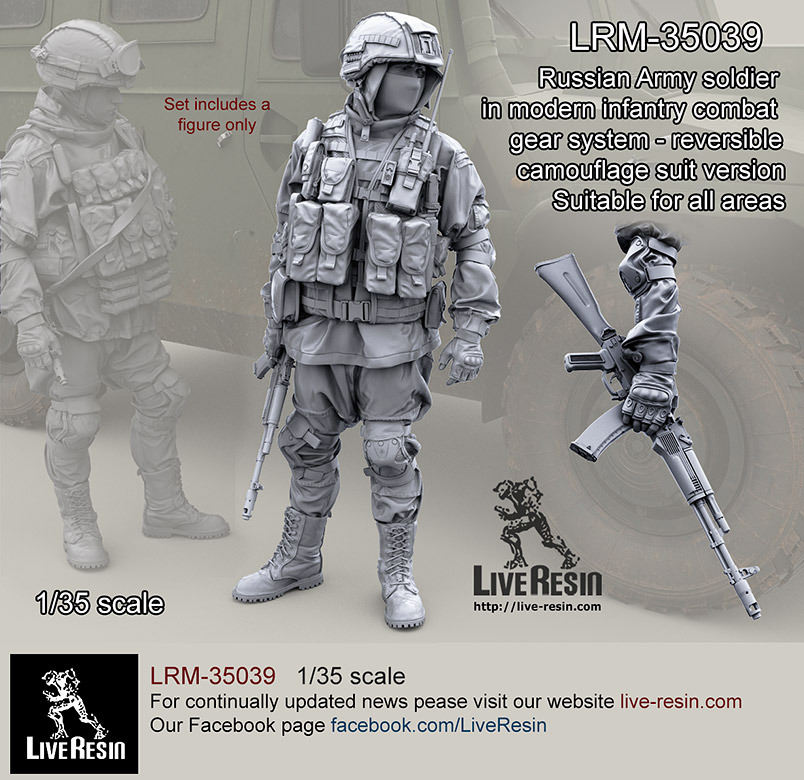 1/35 Russian Soldier in Modern Infantry Combat Gear System #1 - Click Image to Close