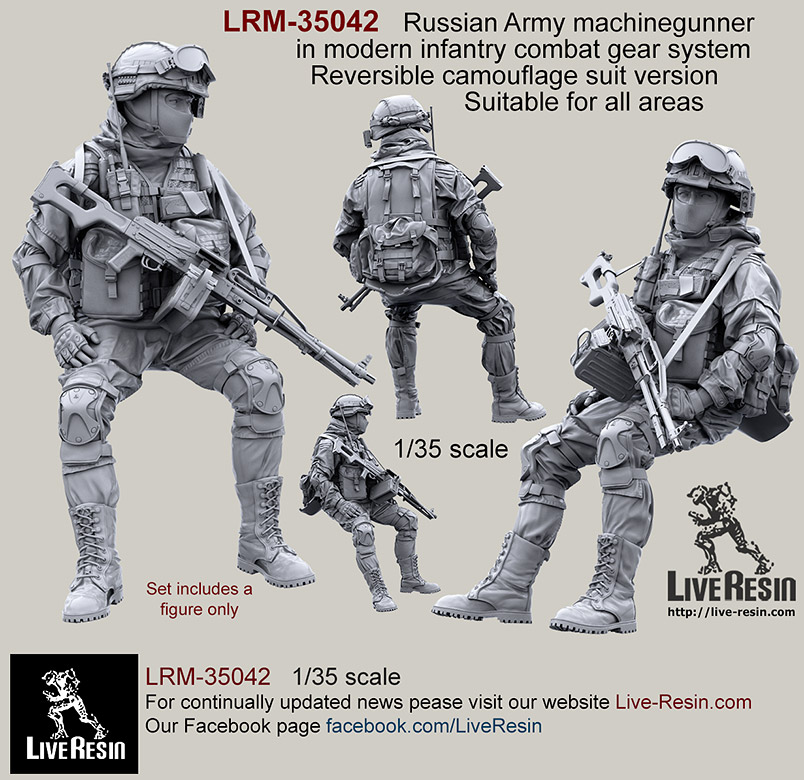 1/35 Russian Soldier in Modern Infantry Combat Gear System #4 - Click Image to Close