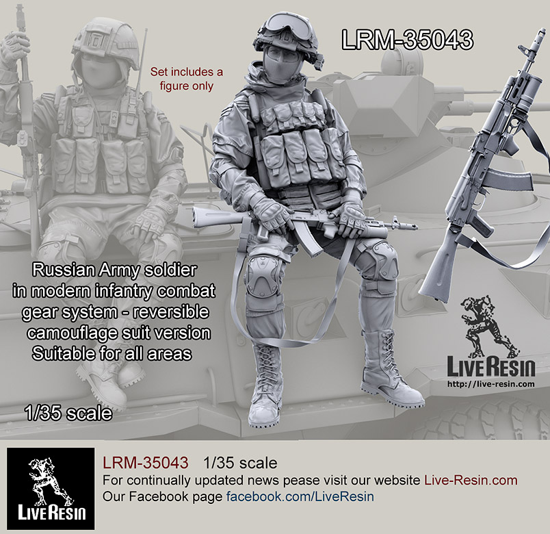 1/35 Russian Soldier in Modern Infantry Combat Gear System #5 - Click Image to Close