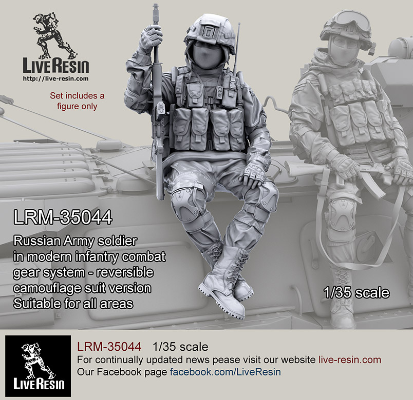 1/35 Russian Soldier in Modern Infantry Combat Gear System #6 - Click Image to Close