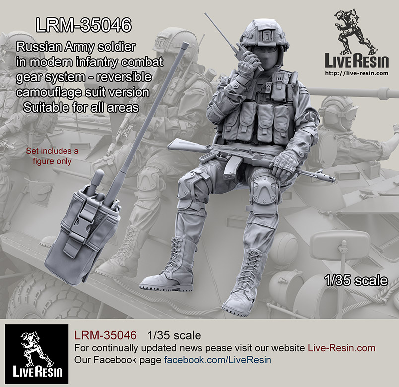 1/35 Russian Soldier in Modern Infantry Combat Gear System #8 - Click Image to Close