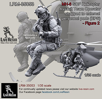 1/35 MH-6 SOF Helicopter Assault Team #2 - Click Image to Close