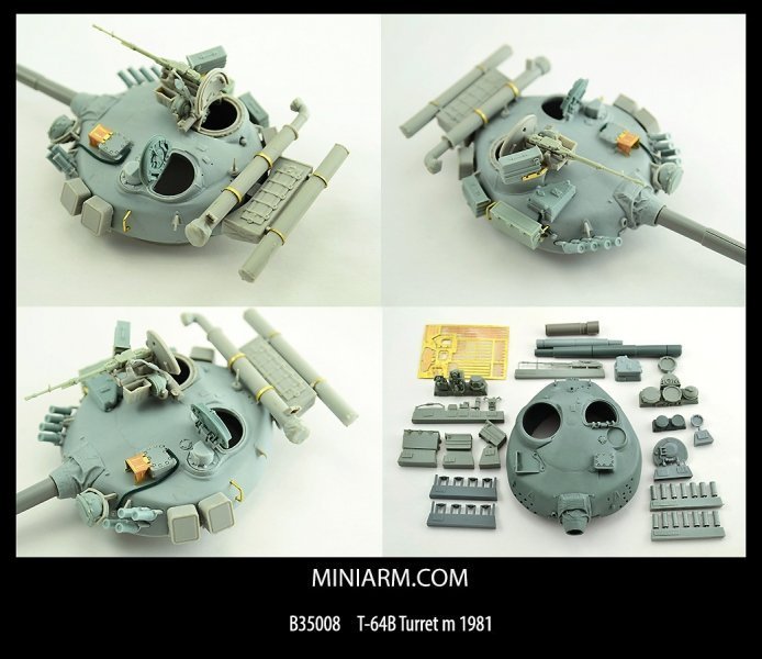 1/35 T-64B m1981 Turret for Trumpeter - Click Image to Close