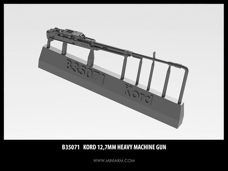 1/35 Kord 12.7mm Heavy Machine Gun Body (1 pcs) - Click Image to Close