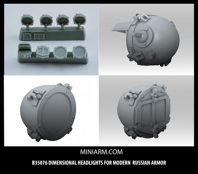 1/35 Dimensional Headlights for Modern Russian Armor - Click Image to Close