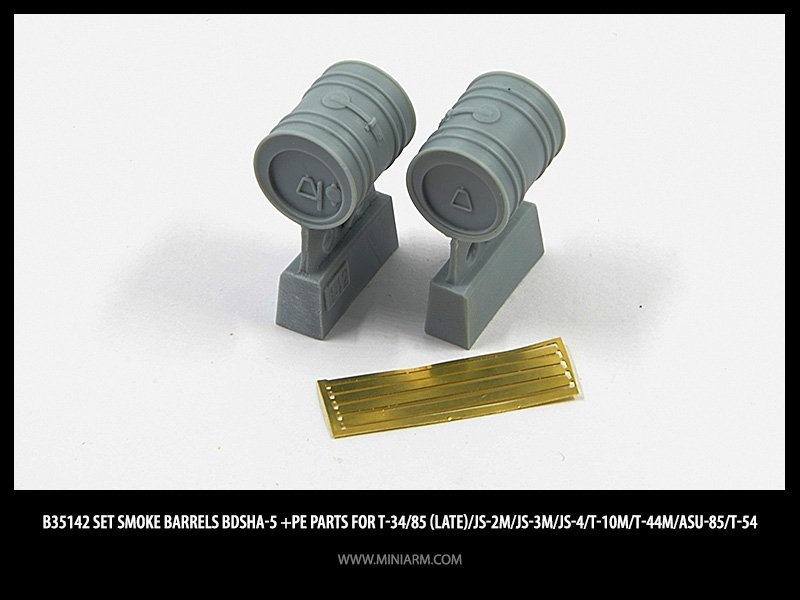 1/35 Set Smoke Barrels BDSha-5 w/PE Parts - Click Image to Close