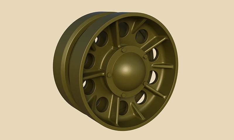 1/35 T-34-SU Idler Wheels (Early Type) - Click Image to Close