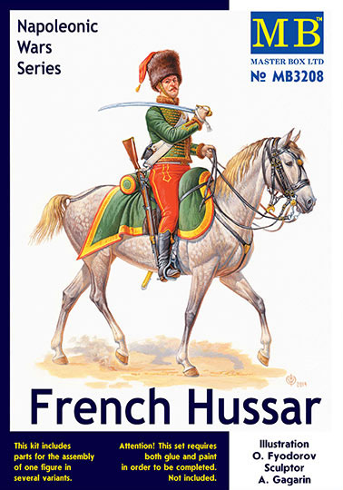1/32 French Hussar, Napoleonic Wars era - Click Image to Close