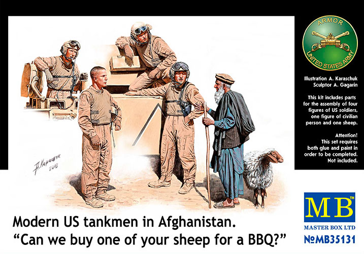 1/35 Modern US Tankmen in Afghanistan - Click Image to Close