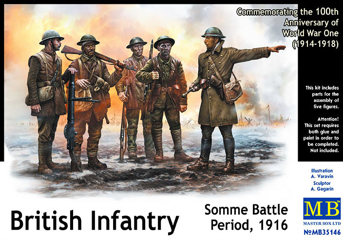 1/35 British Infantry, Somme Battle Period, 1916 - Click Image to Close