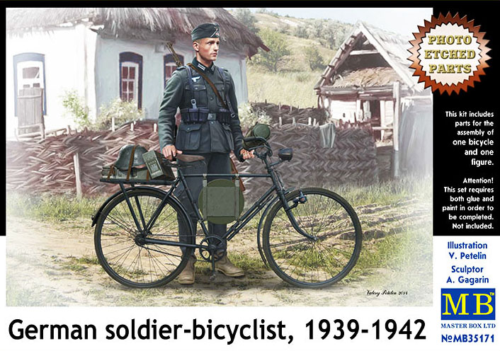 1/35 German Soldier Bicyclist, 1939-1942 - Click Image to Close