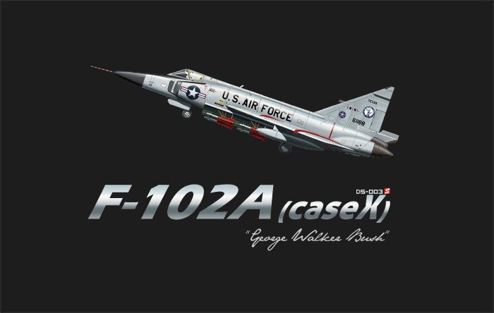 1/72 F-102A Delta Dagger (Case X) "George Walker Bush" - Click Image to Close