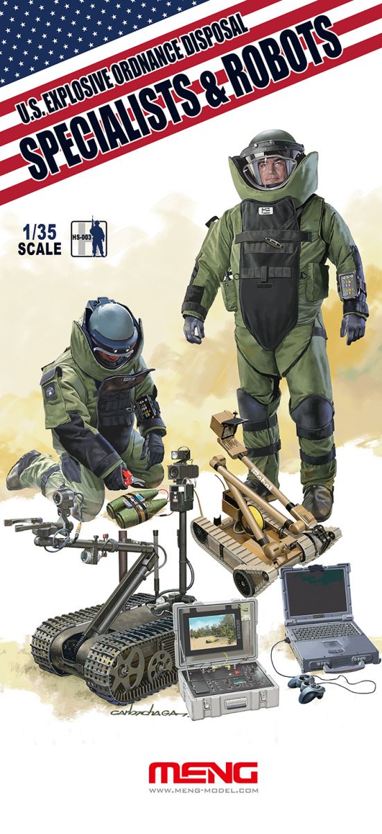 1/35 US Explosive Ordnance Disposal Specialists & Robots - Click Image to Close