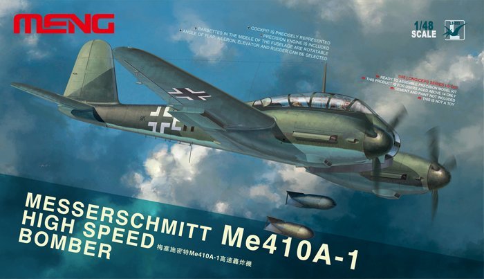 1/48 Messerschmitt Me410A-1 High Speed Bomber - Click Image to Close