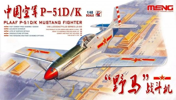 1/48 Chinese PLAAF P-51D/K Mustang - Click Image to Close