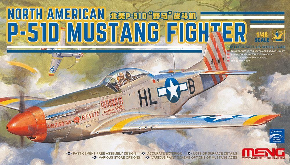 1/48 North American P-51D Mustang - Click Image to Close